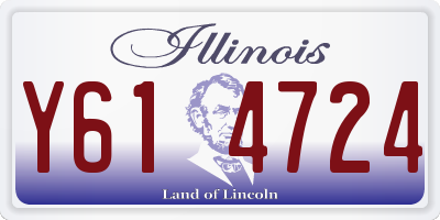 IL license plate Y614724