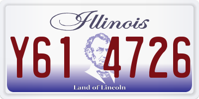 IL license plate Y614726