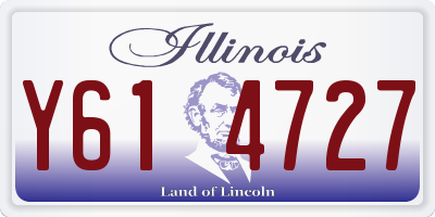 IL license plate Y614727