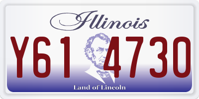 IL license plate Y614730