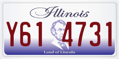 IL license plate Y614731