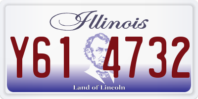 IL license plate Y614732