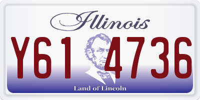 IL license plate Y614736