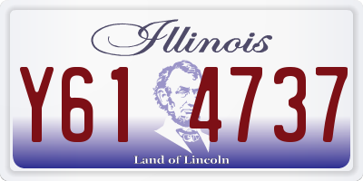 IL license plate Y614737