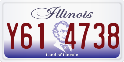 IL license plate Y614738