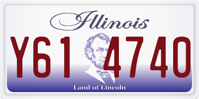 IL license plate Y614740