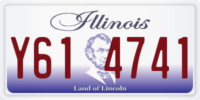 IL license plate Y614741