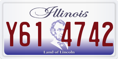 IL license plate Y614742
