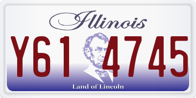 IL license plate Y614745