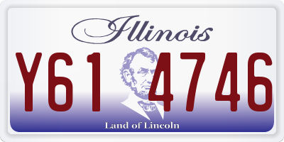 IL license plate Y614746