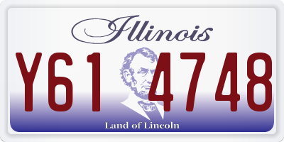 IL license plate Y614748