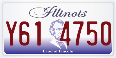 IL license plate Y614750