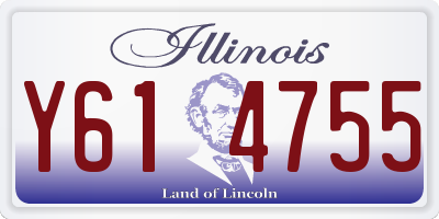 IL license plate Y614755