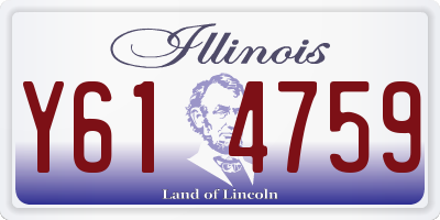 IL license plate Y614759