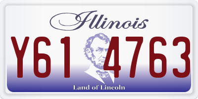 IL license plate Y614763