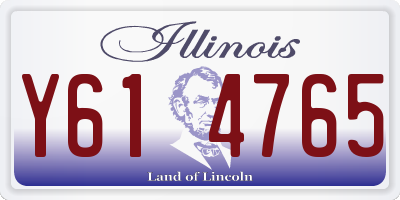 IL license plate Y614765