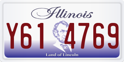 IL license plate Y614769