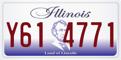 IL license plate Y614771