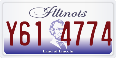 IL license plate Y614774