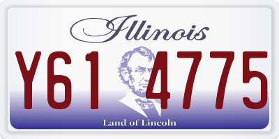 IL license plate Y614775