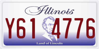 IL license plate Y614776