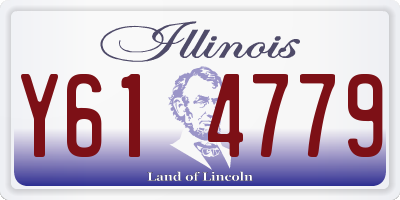 IL license plate Y614779