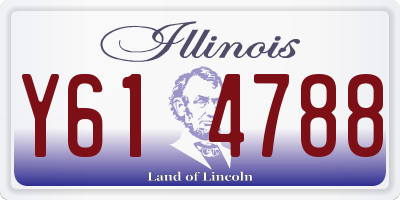 IL license plate Y614788