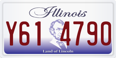 IL license plate Y614790
