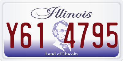 IL license plate Y614795