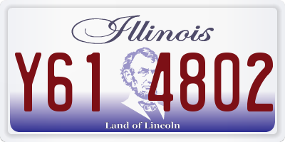 IL license plate Y614802