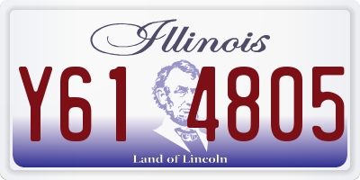 IL license plate Y614805