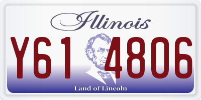 IL license plate Y614806