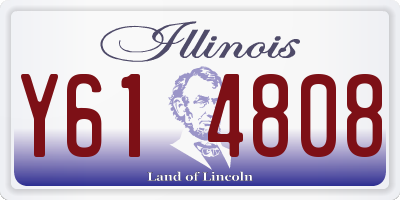 IL license plate Y614808