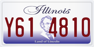 IL license plate Y614810