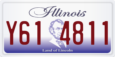 IL license plate Y614811