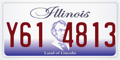 IL license plate Y614813