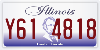 IL license plate Y614818