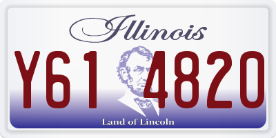 IL license plate Y614820