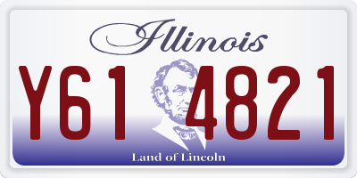 IL license plate Y614821