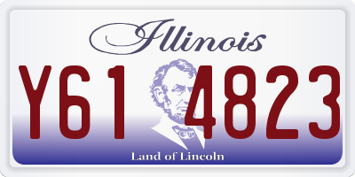 IL license plate Y614823