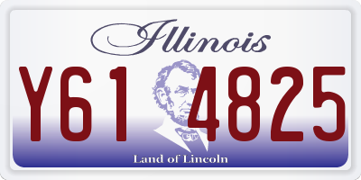 IL license plate Y614825