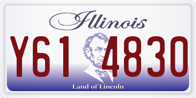 IL license plate Y614830