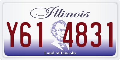 IL license plate Y614831