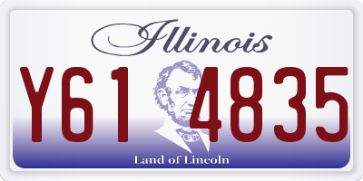 IL license plate Y614835