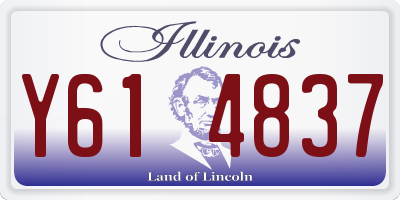 IL license plate Y614837
