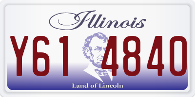 IL license plate Y614840