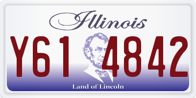 IL license plate Y614842