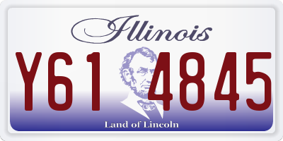 IL license plate Y614845