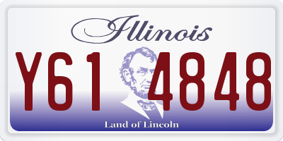 IL license plate Y614848