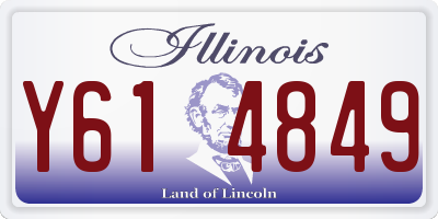 IL license plate Y614849
